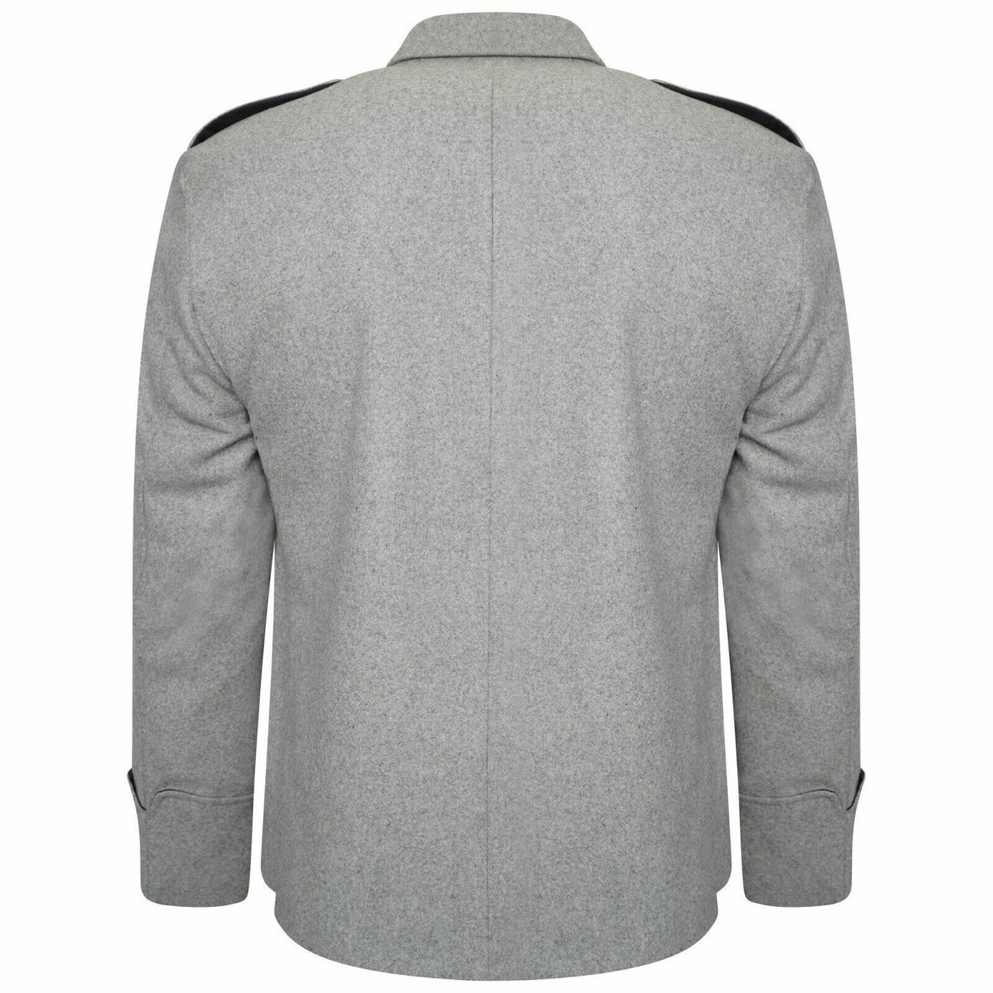 WOOL Argyle kilt Jacket & Waistcoat/Vest, Scottish Argyle Jacket Light Grey