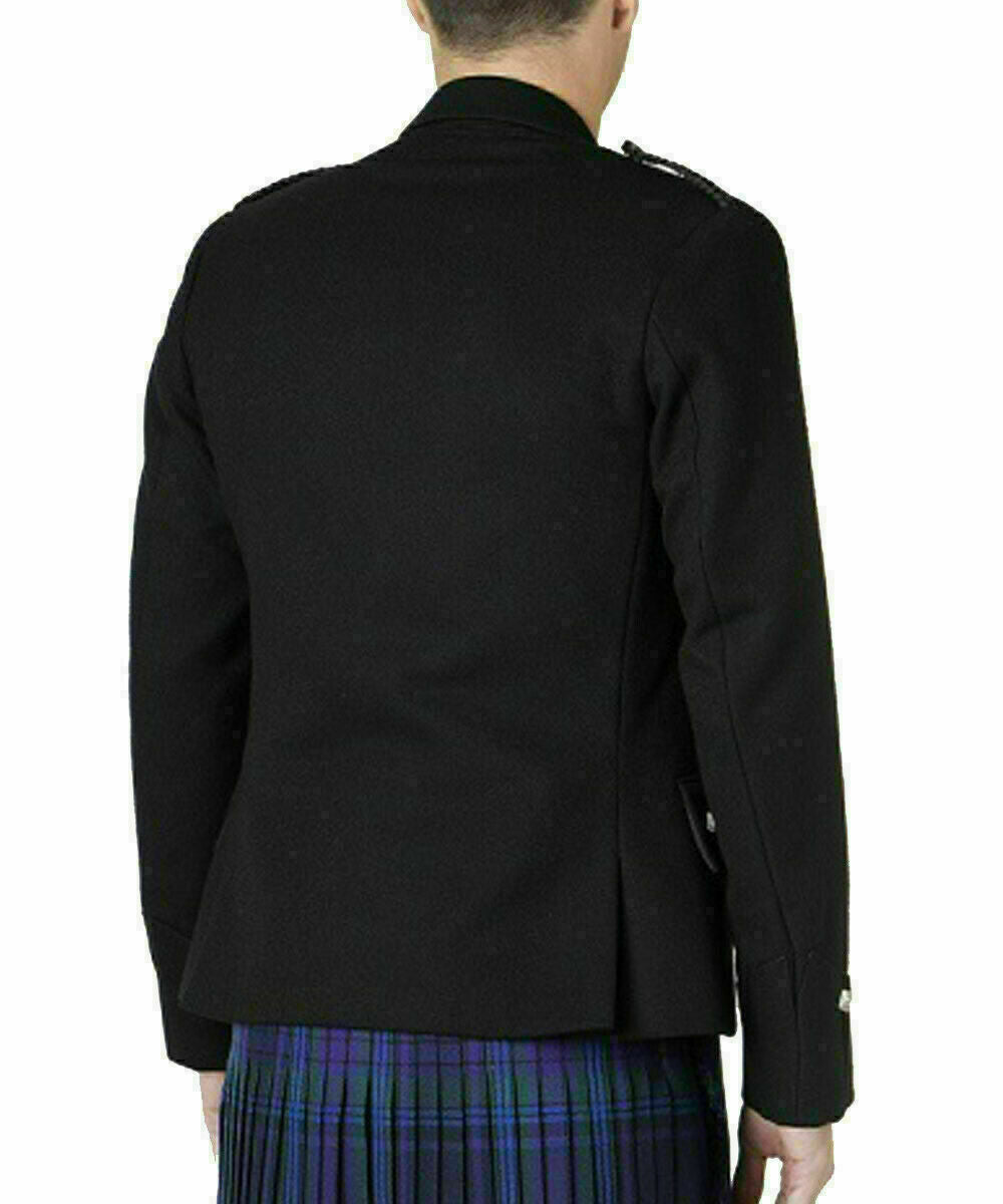 Mens Handmade Scottish Argyle kilt Jacket & Waistcoat/Vest Wedding Dress