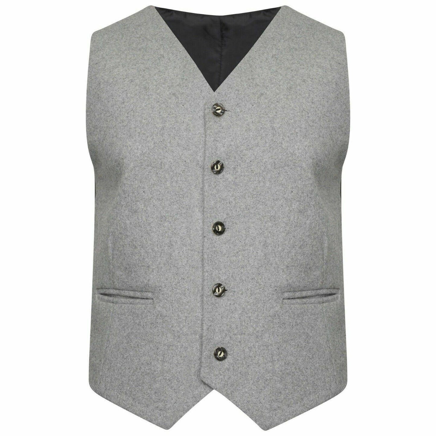 WOOL Argyle kilt Jacket & Waistcoat/Vest, Scottish Argyle Jacket Light Grey